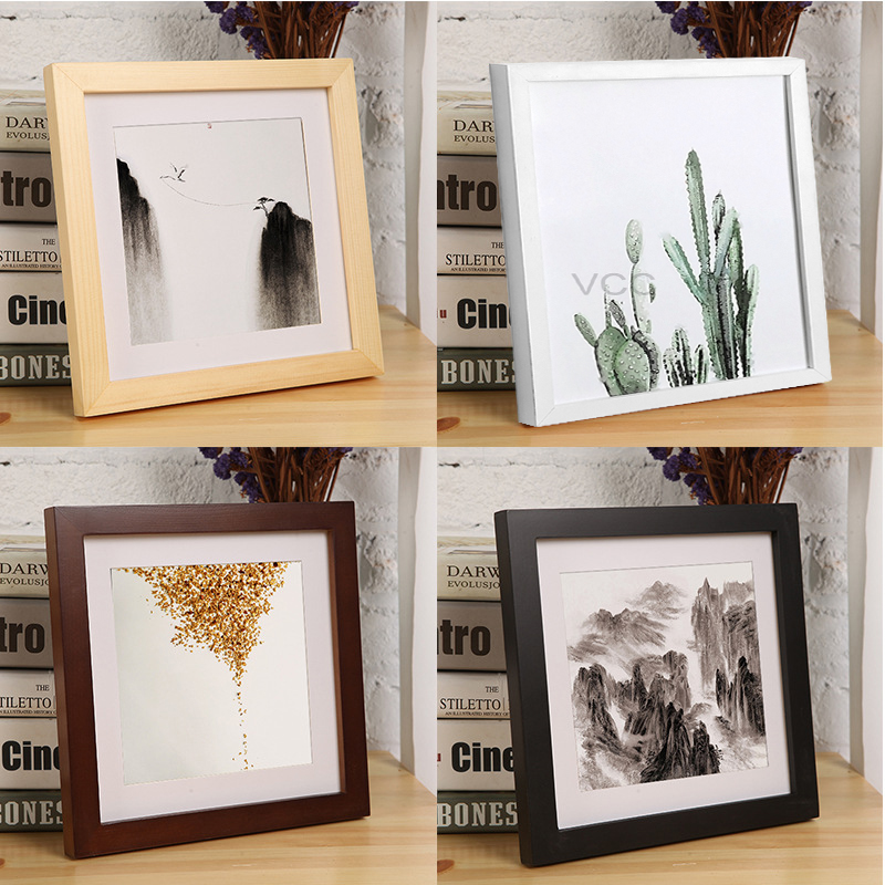 Cuadro con imagen de madera cl - Engraved Wood Frame reseña y precio