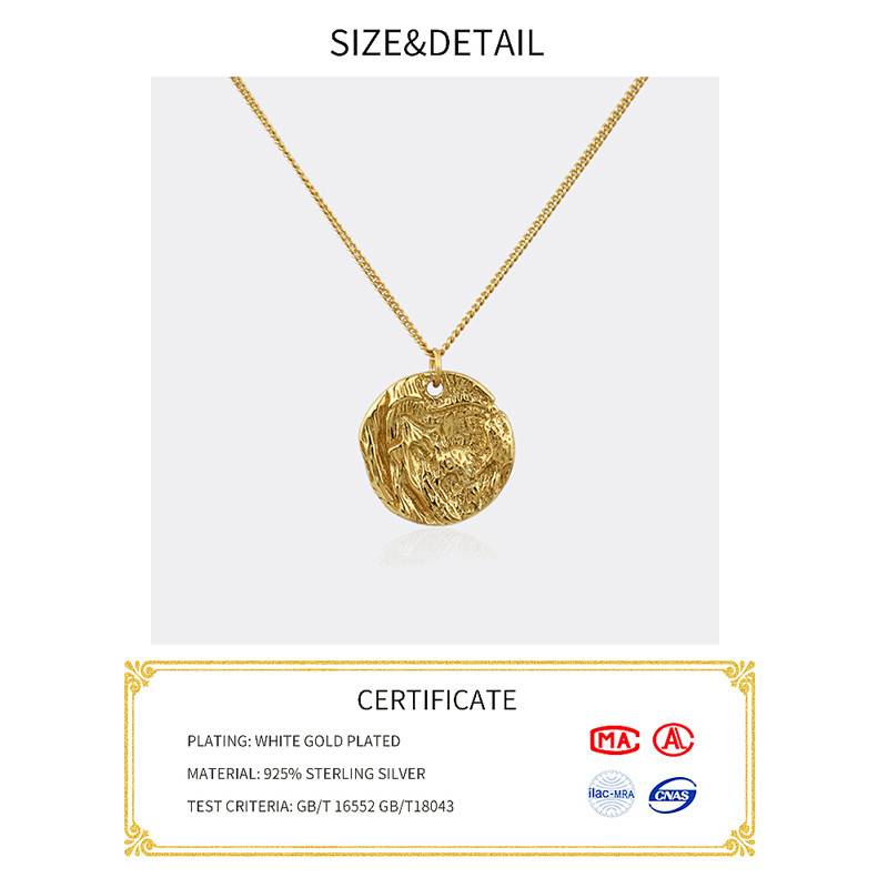 BFCLUB-collar de plata de ley  - Birth Flower Necklace reseña y precio