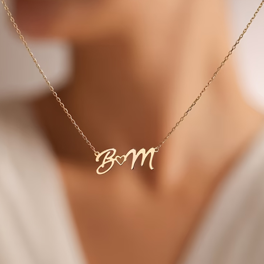 Collares con nombre personaliz - Name Necklace Custom reseña y precio