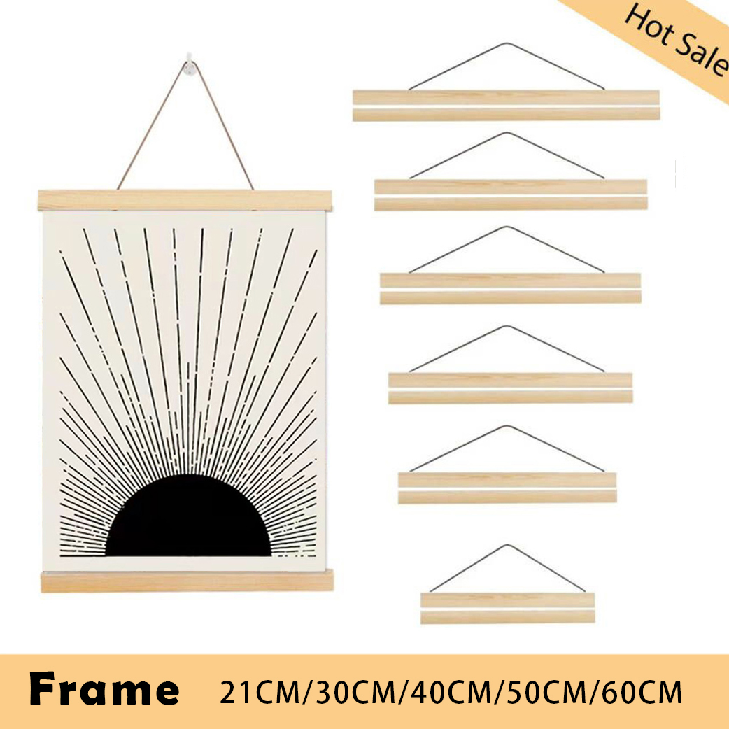 Marco magnético de madera para - Engraved Wood Frame reseña y precio