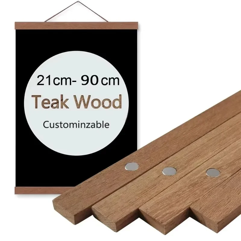 Póster magnético de madera de  - Engraved Wood Frame reseña y precio